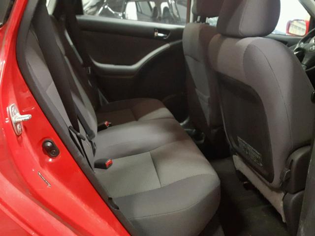 2T1KR32E18C703049 - 2008 TOYOTA COROLLA MA RED photo 6