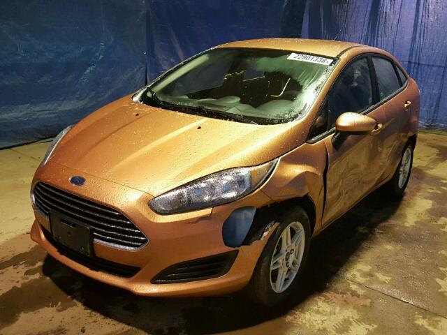 3FADP4BJ2HM115787 - 2017 FORD FIESTA SE ORANGE photo 2