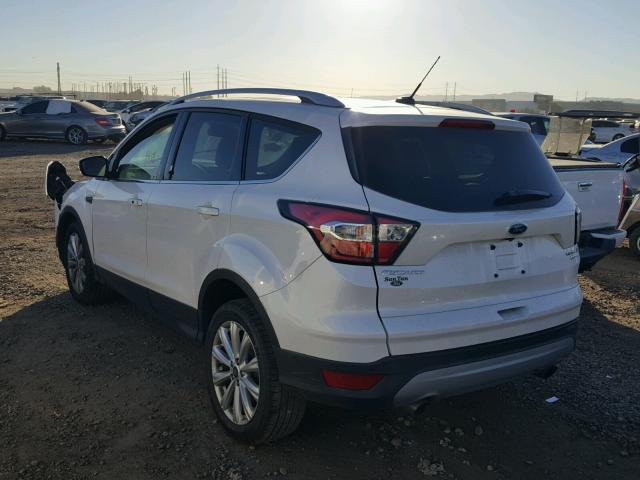 1FMCU0J91HUE16587 - 2017 FORD ESCAPE TIT WHITE photo 3