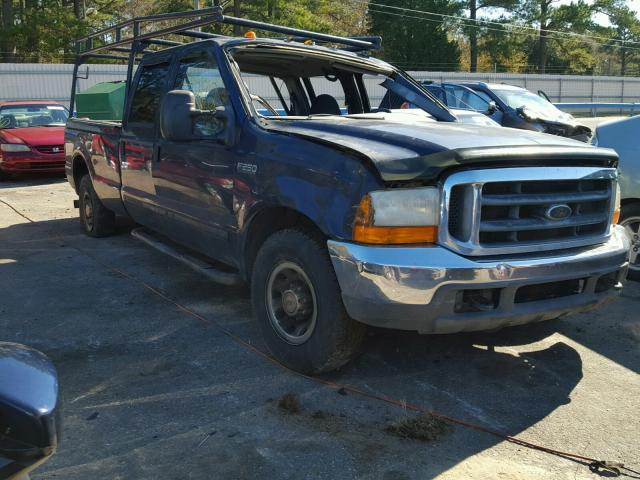 1FTNW20F51EA81652 - 2001 FORD F250 SUPER BLUE photo 1