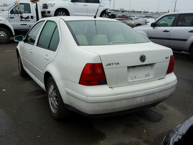 3VWSD69M91M147127 - 2001 VOLKSWAGEN JETTA GLS WHITE photo 3