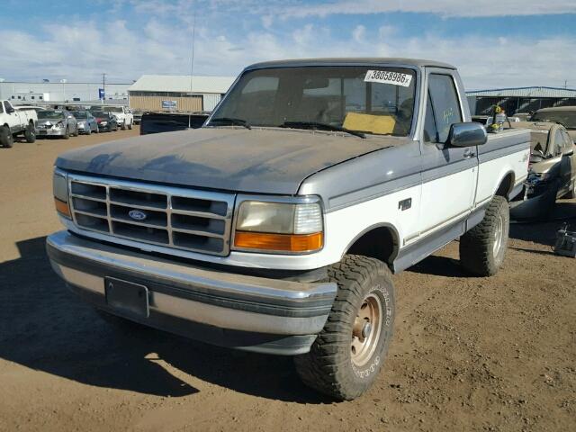 1FTEF14N7SLA31733 - 1995 FORD F150 WHITE photo 2