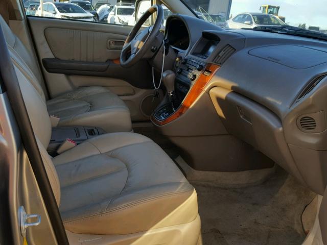 JT6HF10U7Y0095623 - 2000 LEXUS RX 300 GOLD photo 5