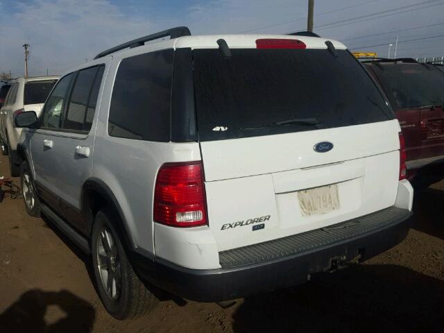 1FMZU73K33UB03424 - 2003 FORD EXPLORER X WHITE photo 3