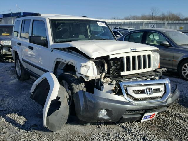 1J8HH48N06C286595 - 2006 JEEP COMMANDER თეთრი ფოტო 1