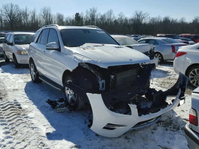 4JGDA5HBXEA332123 - 2014 MERCEDES-BENZ ML 350 4MA WHITE photo 1