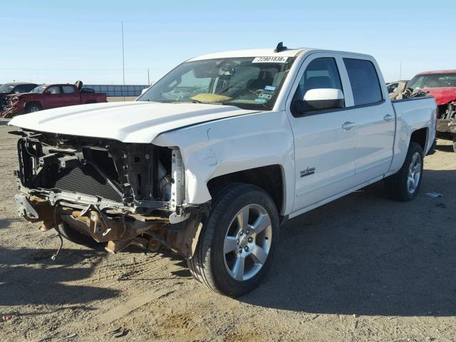 3GCPCREC5FG136691 - 2015 CHEVROLET SILVERADO WHITE photo 2