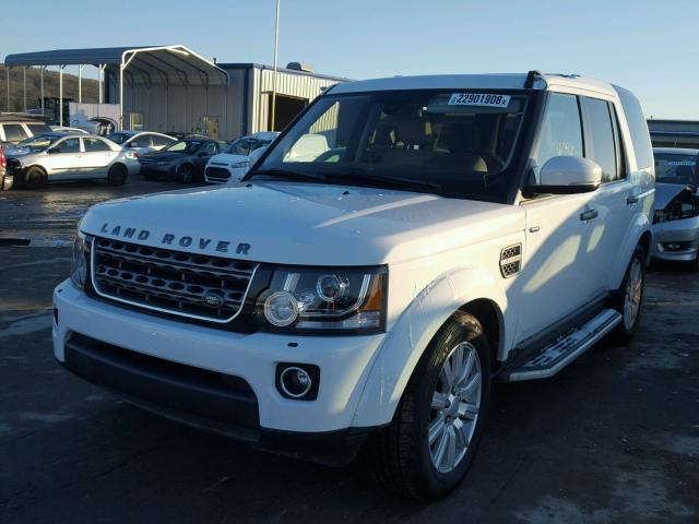 SALAC2V63GA798768 - 2016 LAND ROVER LR4 BASE WHITE photo 2