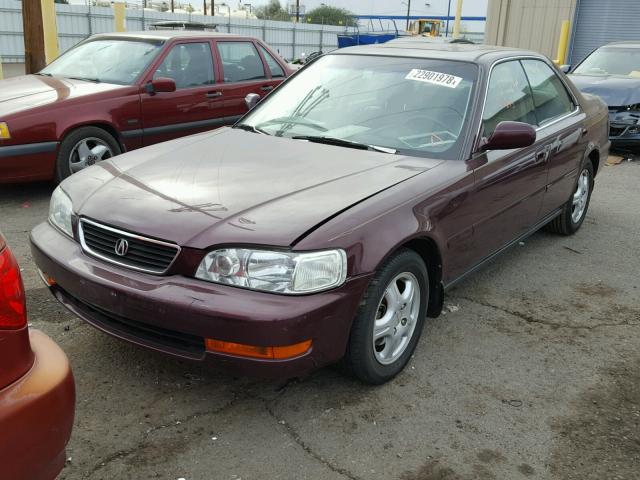 JH4UA2656TC011499 - 1996 ACURA 2.5TL BURGUNDY photo 2