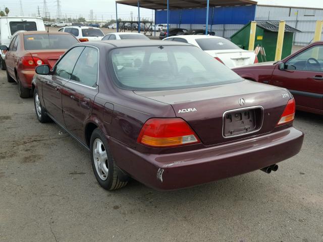 JH4UA2656TC011499 - 1996 ACURA 2.5TL BURGUNDY photo 3