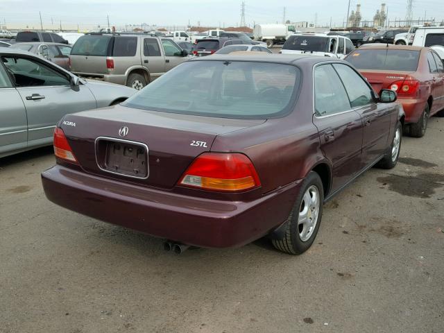 JH4UA2656TC011499 - 1996 ACURA 2.5TL BURGUNDY photo 4