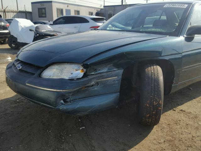 2G1WL52M1X9125421 - 1999 CHEVROLET LUMINA BAS მწვანე ფოტო 9