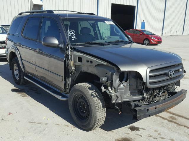 5TDZT34A84S222467 - 2004 TOYOTA SEQUOIA SR SILVER photo 1