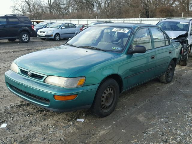 2T1BA02E0VC180351 - 1997 TOYOTA COROLLA BA GREEN photo 2