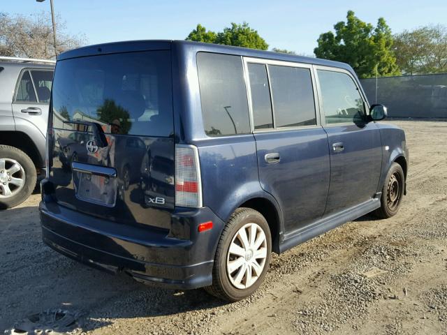 JTLKT324450186543 - 2005 SCION XB BLUE photo 4