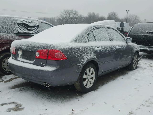 KNAGE124575157894 - 2007 KIA OPTIMA LX GRAY photo 4