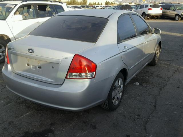 KNAFE222995639643 - 2009 KIA SPECTRA EX SILVER photo 4