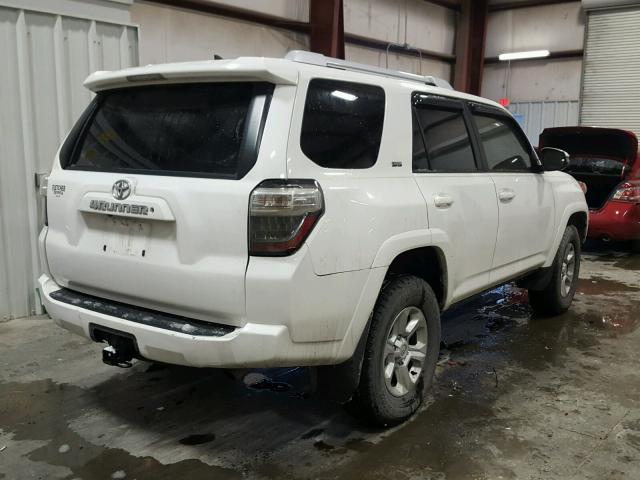 JTEBU5JR2E5183222 - 2014 TOYOTA 4RUNNER SR WHITE photo 4