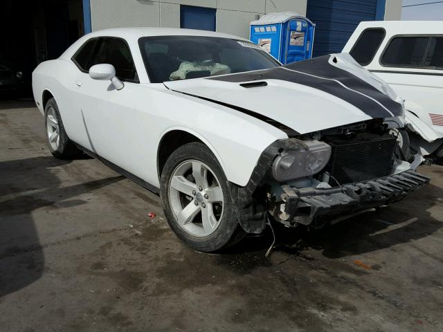 2C3CDYAG3EH290009 - 2014 DODGE CHALLENGER WHITE photo 1