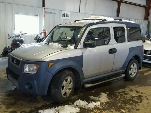 5J6YH28645L003404 - 2005 HONDA ELEMENT EX SILVER photo 2