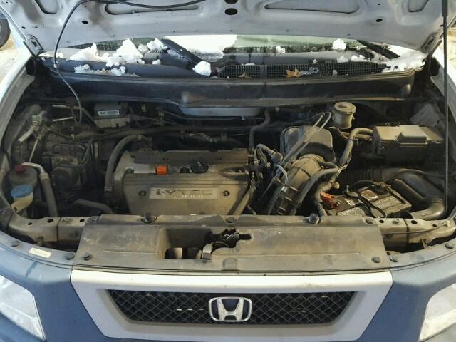 5J6YH28645L003404 - 2005 HONDA ELEMENT EX SILVER photo 7