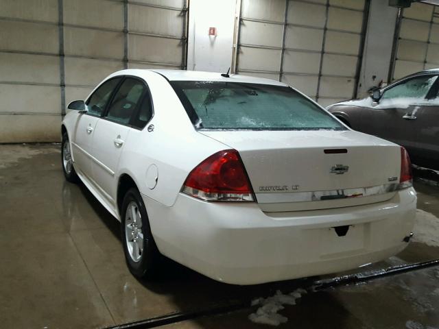 2G1WT57K391105518 - 2009 CHEVROLET IMPALA 1LT WHITE photo 3