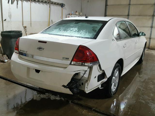 2G1WT57K391105518 - 2009 CHEVROLET IMPALA 1LT WHITE photo 4