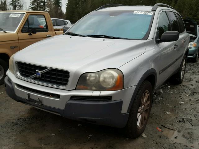 YV1CM59H341112552 - 2004 VOLVO XC90 SILVER photo 2