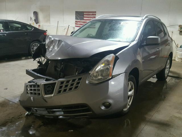 JN8AS58V98W147376 - 2008 NISSAN ROGUE S GRAY photo 2