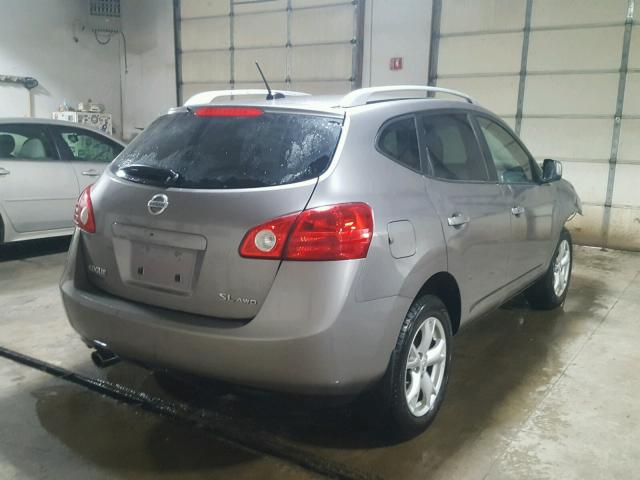 JN8AS58V98W147376 - 2008 NISSAN ROGUE S GRAY photo 4