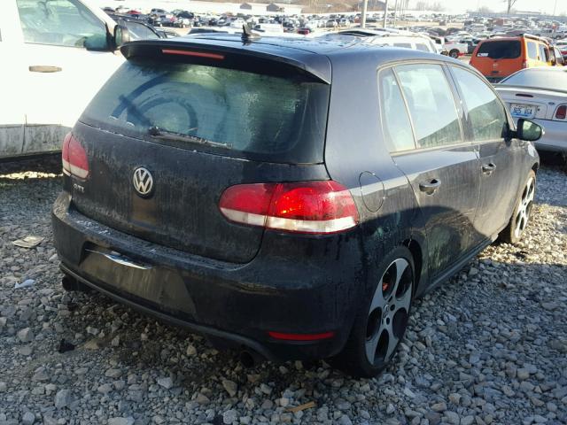 WVWHV7AJ1CW266987 - 2012 VOLKSWAGEN GTI BLACK photo 4