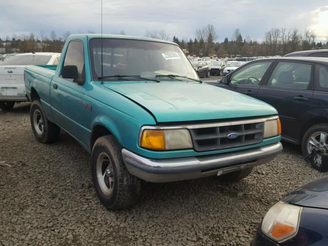 1FTCR10A0PPB01073 - 1993 FORD RANGER GREEN photo 1