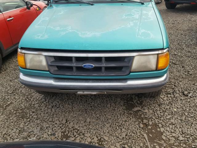 1FTCR10A0PPB01073 - 1993 FORD RANGER GREEN photo 7