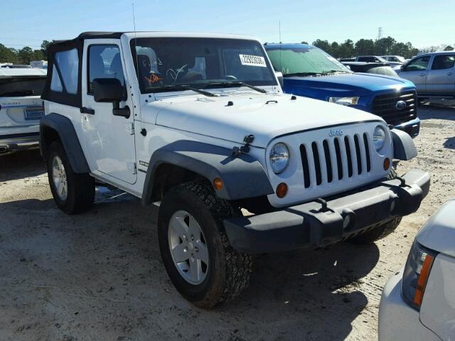 1J4AA2D17BL638449 - 2011 JEEP WRANGLER S WHITE photo 1