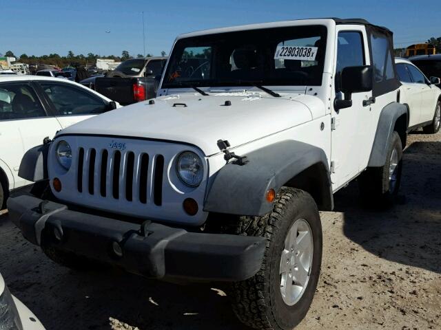 1J4AA2D17BL638449 - 2011 JEEP WRANGLER S WHITE photo 2