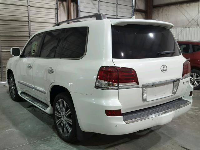 JTJHY7AX7F4181158 - 2015 LEXUS LX 570 WHITE photo 3