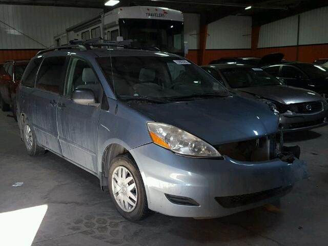 5TDZA29C26S477533 - 2006 TOYOTA SIENNA CE BLUE photo 1