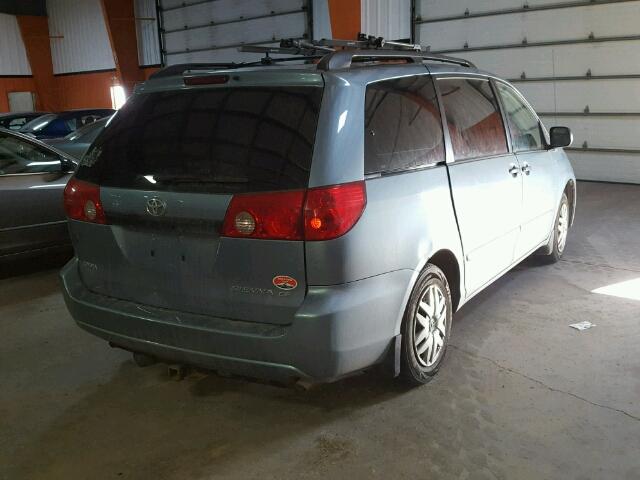 5TDZA29C26S477533 - 2006 TOYOTA SIENNA CE BLUE photo 4