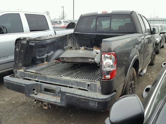 1FTPX12585NA05174 - 2005 FORD F150 CHARCOAL photo 4