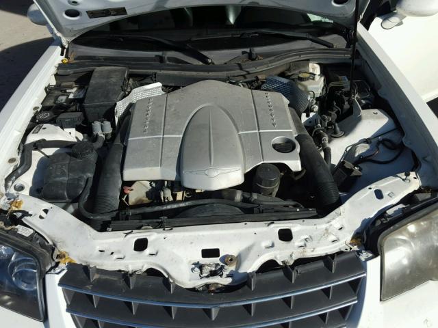 1C3AN69L06X067370 - 2006 CHRYSLER CROSSFIRE WHITE photo 7