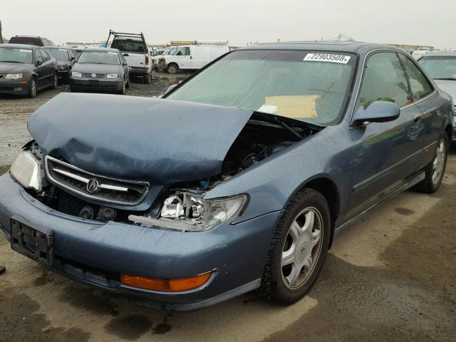 19UYA1247VL013048 - 1997 ACURA 2.2CL GREEN photo 2