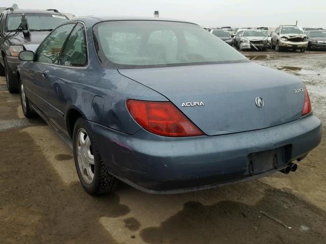 19UYA1247VL013048 - 1997 ACURA 2.2CL GREEN photo 3