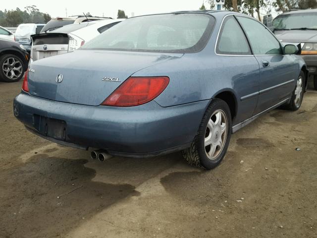 19UYA1247VL013048 - 1997 ACURA 2.2CL GREEN photo 4