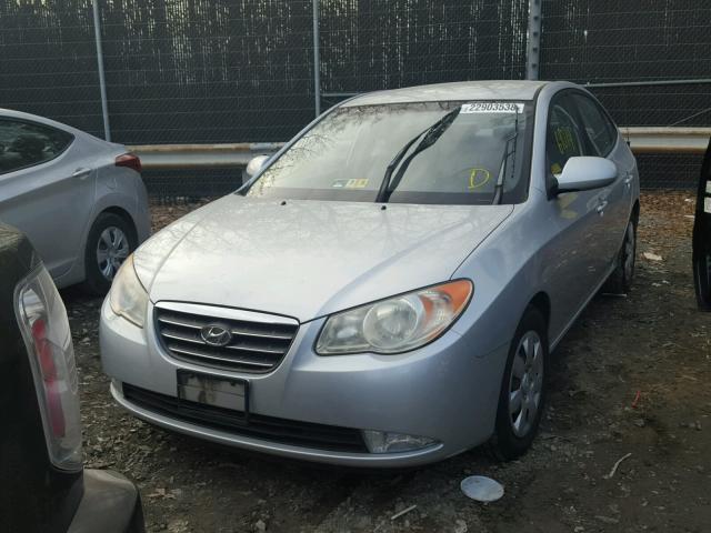 KMHDU46D47U061910 - 2007 HYUNDAI ELANTRA GL SILVER photo 2