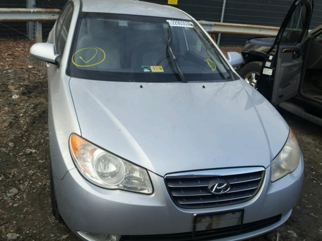 KMHDU46D47U061910 - 2007 HYUNDAI ELANTRA GL SILVER photo 9