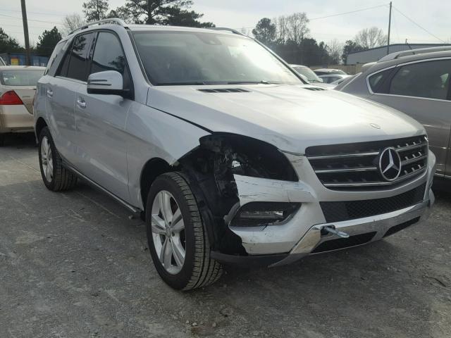 4JGDA5HB9EA294884 - 2014 MERCEDES-BENZ ML 350 4MA SILVER photo 1