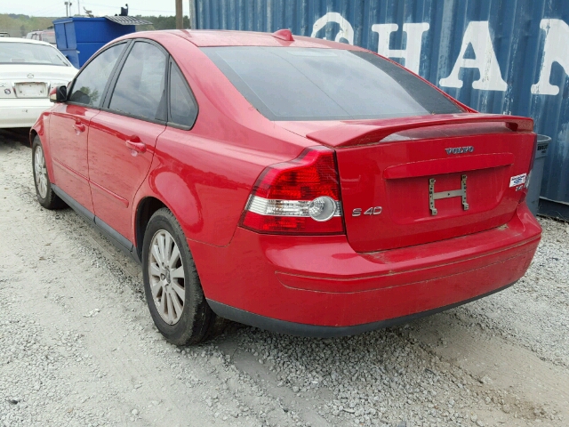 YV1MS382252094410 - 2005 VOLVO S40 2.4I RED photo 3