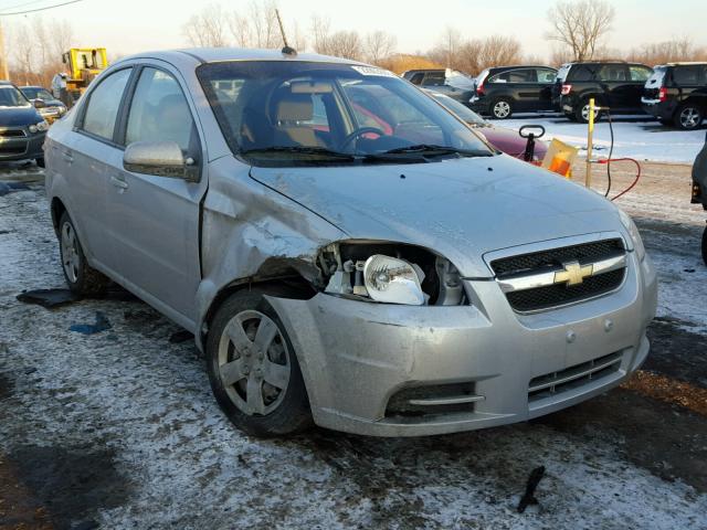 KL1TD5DE7BB198157 - 2011 CHEVROLET AVEO LS SILVER photo 1