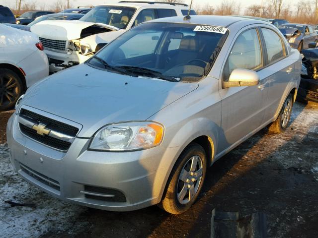 KL1TD5DE7BB198157 - 2011 CHEVROLET AVEO LS 银色 照片 2