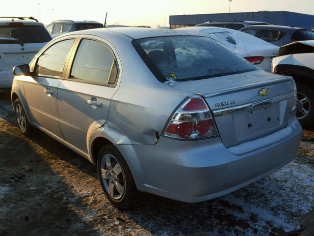 KL1TD5DE7BB198157 - 2011 CHEVROLET AVEO LS SILVER photo 3